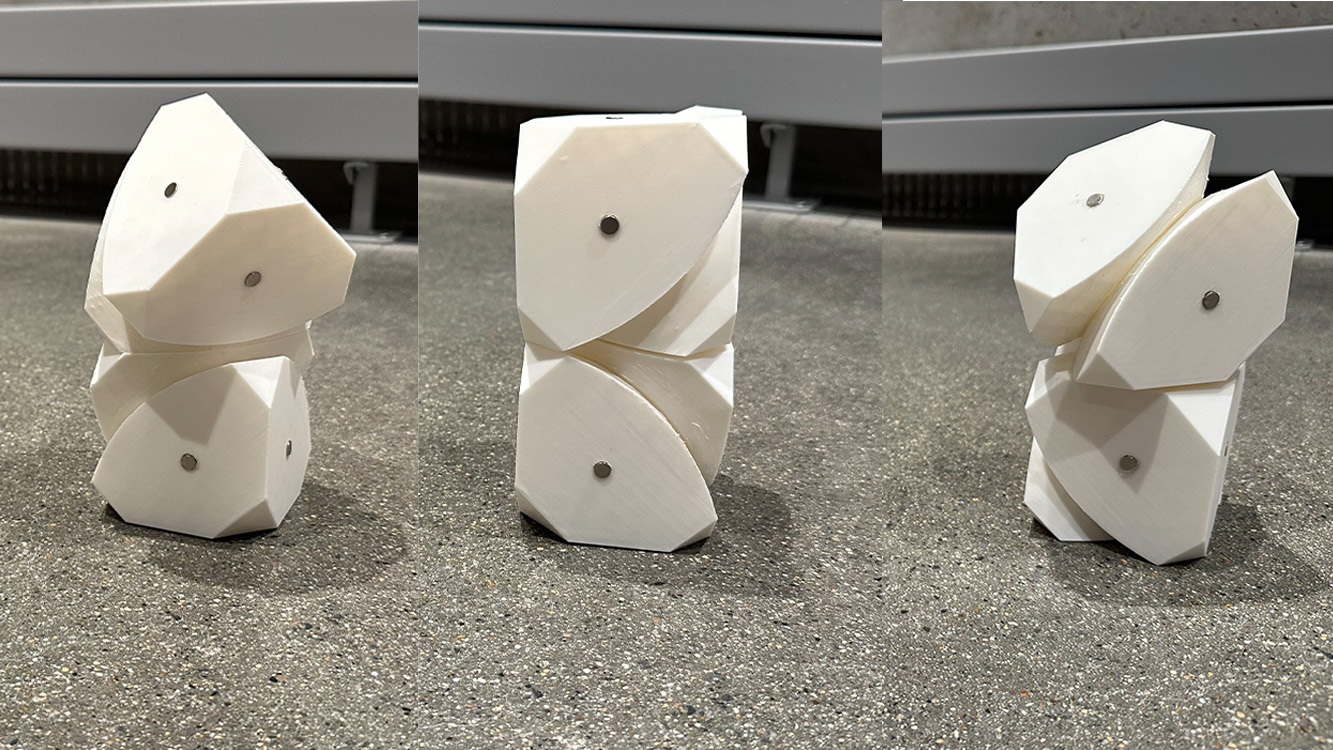 Printed modules in three configurations